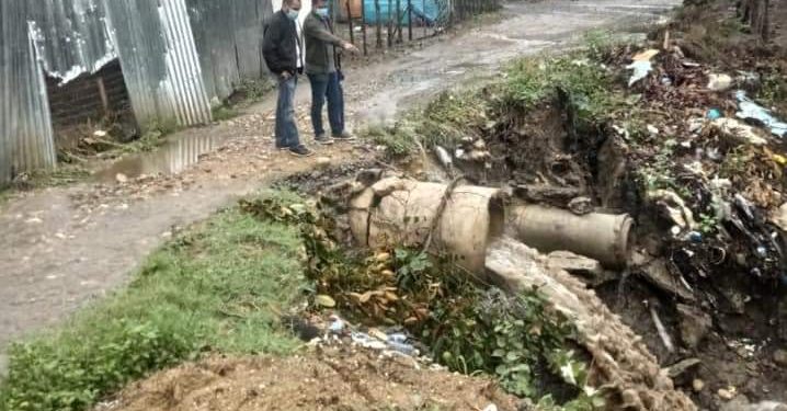 Moca también es afectada por las lluvias