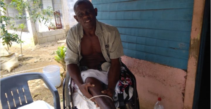 Desesperado por el dolor, hombre pide que le amputen una pierna en Yamasá