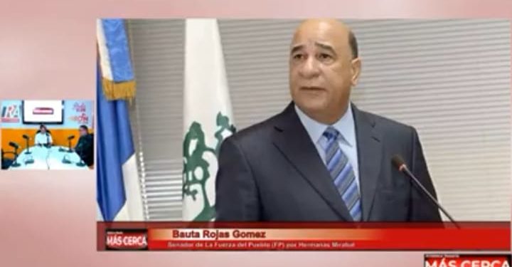 Senador Bautista Rojas Gómez dice, gobierno del PRM es un desorden