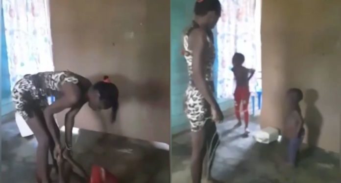 Arrestan mujer que golpeaba a su hijo con cable eléctrico en Monte Plata