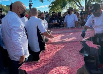 República Dominicana consigue el récord Guinness al mangú más grande del mundo