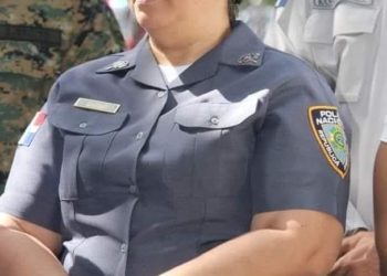 Comandante departamento de la provincia de Monte Plata ofrece almuerzo navideño a policías