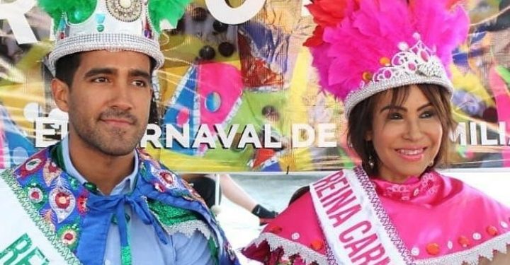 Cruz Camacho y Ada Guzmán desfilarán como reyes del Carnaval de Cristo Rey 2022