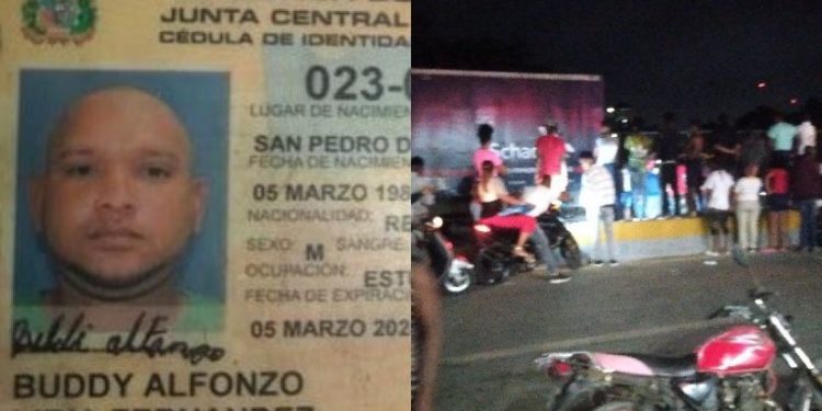 Un muerto al chocar motor con camión en S.P.M.