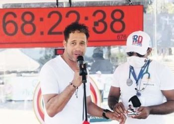 Carlos Silver se prepara para intentar por cuarta vez romper récord Guinness