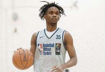 Llegó el día del draft y la esperanza de Montero de ser escogido en la NBA