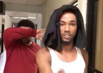 «Yo no estoy robando, yo lo que estoy trabajando”, dice acusado de robar en salón de belleza de SFM