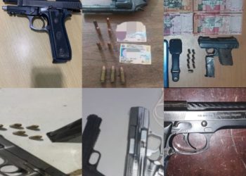 PN apresa ocho personas, ocupa cinco armas de fuego ilegal y dos pistolas de juguete en el Cibao