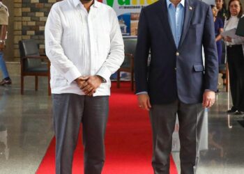 Presidente de Guyana, Mohamed Irfaan Alí, llega este martes al país en visita oficial