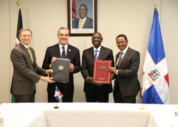 Presidente Abinader define a Kenia como un nuevo amigo de República Dominicana