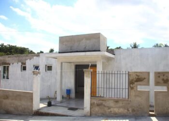 Avanza construcción de funeraria municipal en Najayo Arriba con apoyo de EGEHID