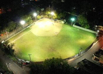 Edesur iluminó con luces LED estadio de softball Diógenes Cuesta, en San Cristóbal
