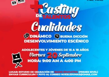 EDUMAS ANUNCIA CASTING DE NUEVOS TALENTOS PARA ADOLESCENTES
