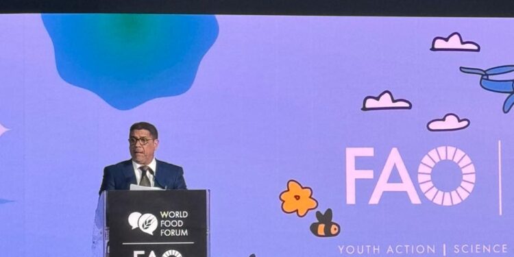 Limber Cruz dice en la FAO: “El mundo debe gastar menos en Armas y más en Alimentación”