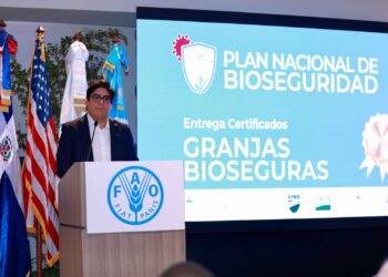 Representante de la FAO en RD felicita al presidente Abinader por avances significativos del país en reducción de niveles de subalimentación de 8,7% en 2020 a 4,6% en 2024
