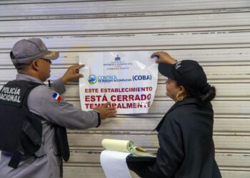 Ministerio de Interior y Policía cierra un centro nocturno y notifica a otros 14 por incumplimiento de la ley durante Operación Garantía de Paz NOTA DE