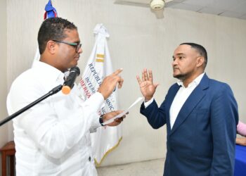 Ministerio de Interior y Policía juramenta nuevo coordinador en la Oficina Regional Sur, Azua