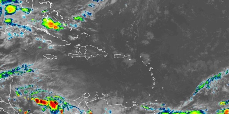 Indomet prevé chubascos matutinos en el litoral caribeño y aguaceros durante la tarde hacia el interior del país