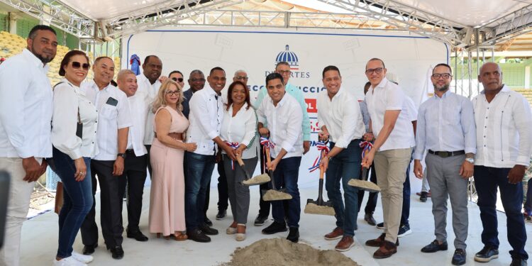 Kelvin Cruz inicia reconstrucción del estadio Hermanos Suárez en SJM con inversión de RD$75.9 millones