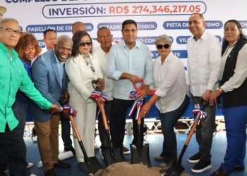 Ministro Kelvin Cruz inicia reconstrucción del Complejo Deportivo de San Pedro de Macorís con inversión de RD$274 millones