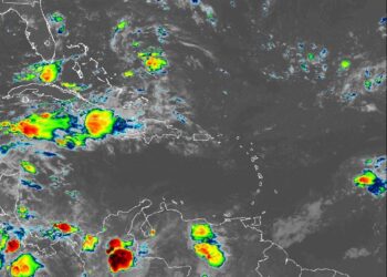 Indomet prevé aguaceros y tormentas eléctricas durante la tarde en provincias del interior este sábado