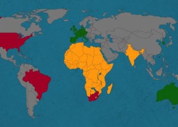 Coronavirus: cómo el mundo puede acabar dividido en dos según el riesgo de covid-19