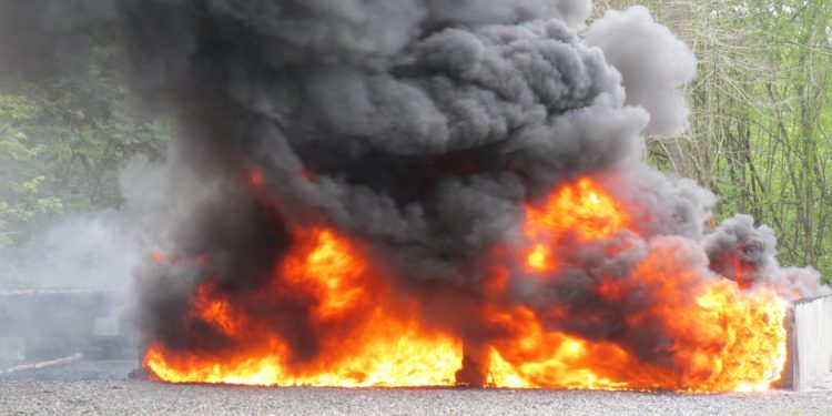 La Procuraduría General incinera kilos de drogas