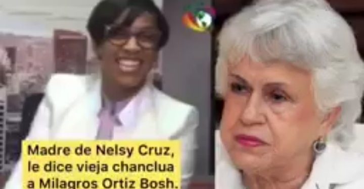 Vídeo | Madre de gobernadora Monte Cristi dice Milagros Ortiz Bosch es una ¨vieja chancluda¨