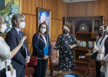 Procuradora Germán Brito coordina con UNICEF acciones de protección a la niñez