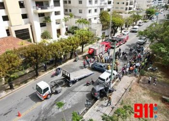 Cuatro muertos y tres heridos en accidente de tránsito en la avenida Anacoana