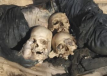 Un cadáver decapitado, tres cráneos y dos brazos contenía saco encontrado en Majagual de Villa Riva