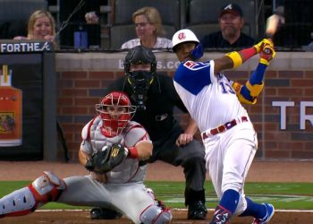 Acuña lidera paliza de Bravos sobre Filis