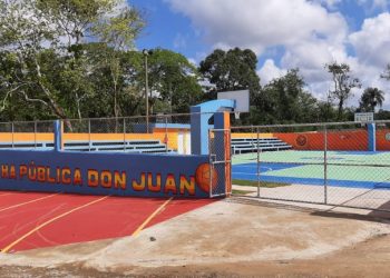 Inauguran cancha deportiva en Don Juan, Monte Plata