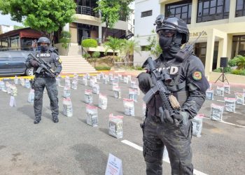 DNCD ocupa 456 paquetes presumiblemente cocaína en finca de Samana