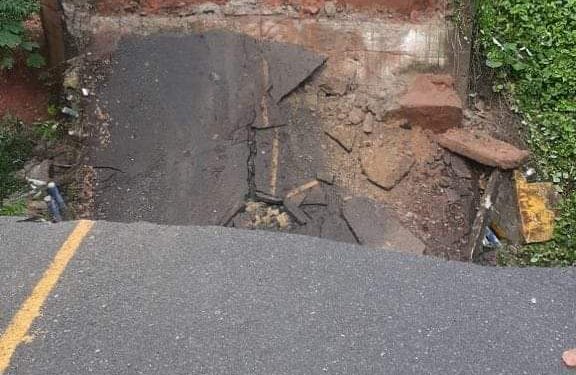 Se cae puente en Peralvillo; conectaba varias comunidades