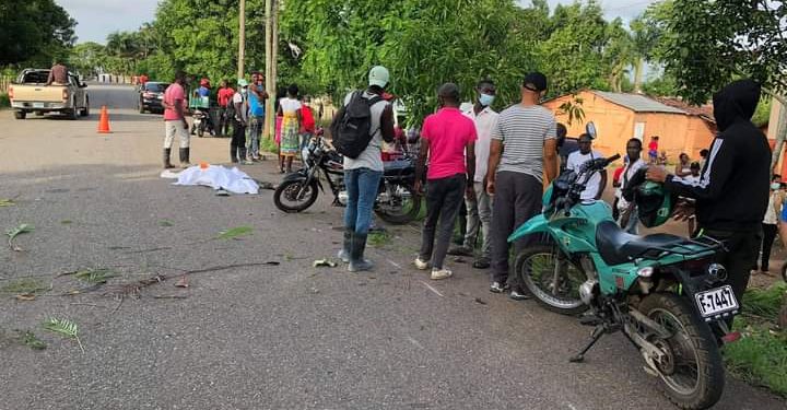 Muere una persona en accidente en Bayaguana