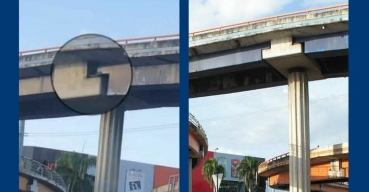 Obras Públicas niega veracidad de foto que presenta grieta en el elevado de la Churchill con Kennedy