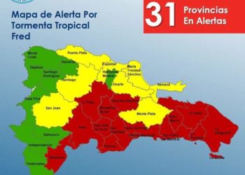 El COE mantiene 14 provincias en alerta roja