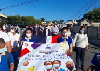 Con diversos actos dan inicio al año escolar 2021-2022 en la provincia Monte Plata