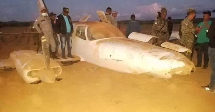 Se estrella avioneta con 175 paquetes de cocaína