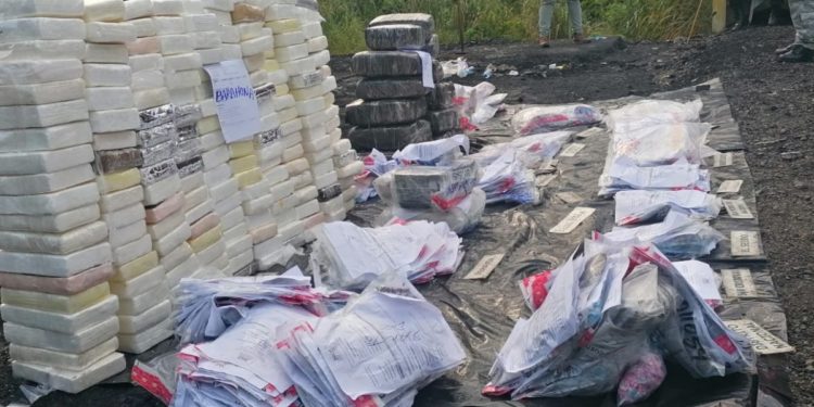 La Procuraduría General incinera más de 280 kilogramos de diferentes drogas