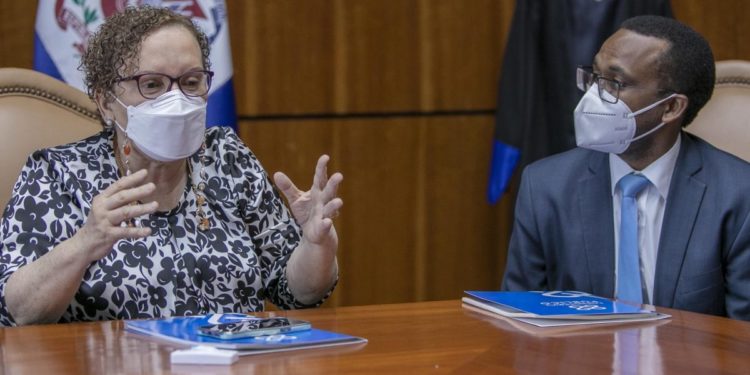 La magistrada Miriam Germán Brito se reúne con fiscales que trabajan la Operación Falcón