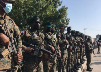 Despliegan nuevo contingente del Ejército para reforzar la frontera por Montecristi