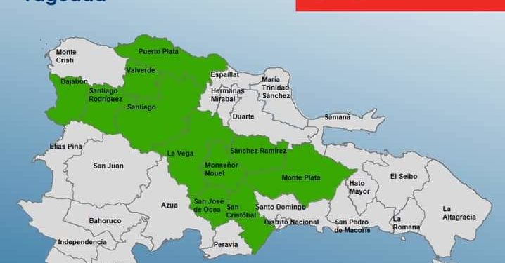 El COE mantiene 11 provincias en alerta verde
