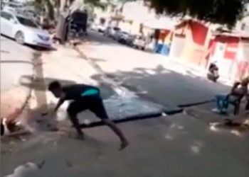 Muere el Anticristo, joven que se lanzó por una alcantarilla en Santiago