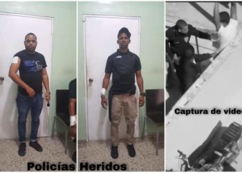 Presunto delincuente resulta herido tras agredir con cristal a un oficial y dos alistados que lo buscaban con orden de arresto en SDN