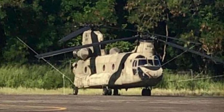 Ministerio de Defensa explica presencia de helicópteros norteamericanos en el país