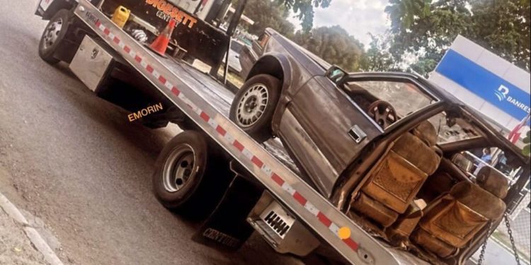 DIGESETT retiene “medio carro” se hizo viral en redes sociales