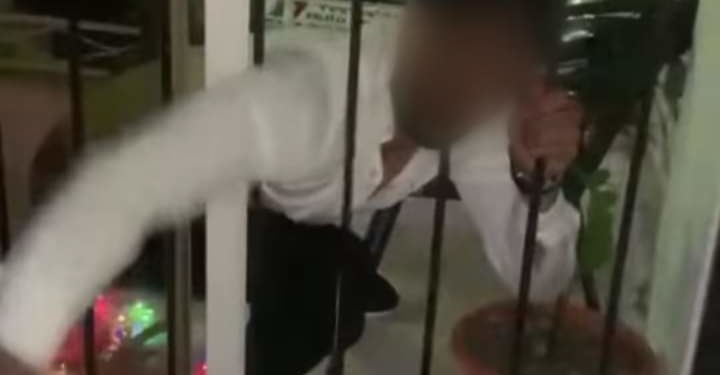 Se entrega a las autoridades hombre que figura en video destrozando objetos en galería de vivienda de su expareja