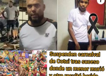 Suspenden carnaval de Cotui tras muerte de un menor de 16 anos